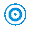blue target icon china